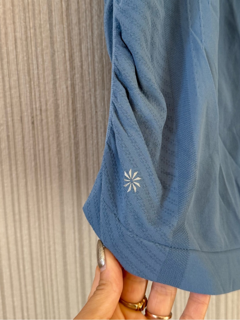 Athleta Blue Racerback Tank Top - Picture 4 of 4